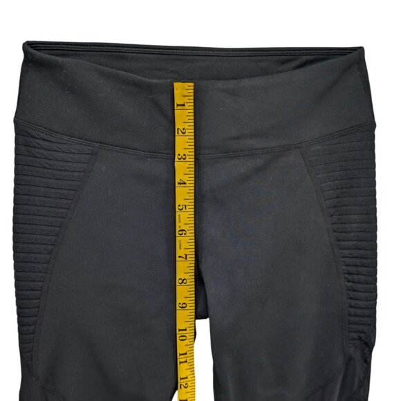 Fabletics Salar Statement Powerhold Leggings Womens Black Stretch Pants Size S - Picture 10 of 12